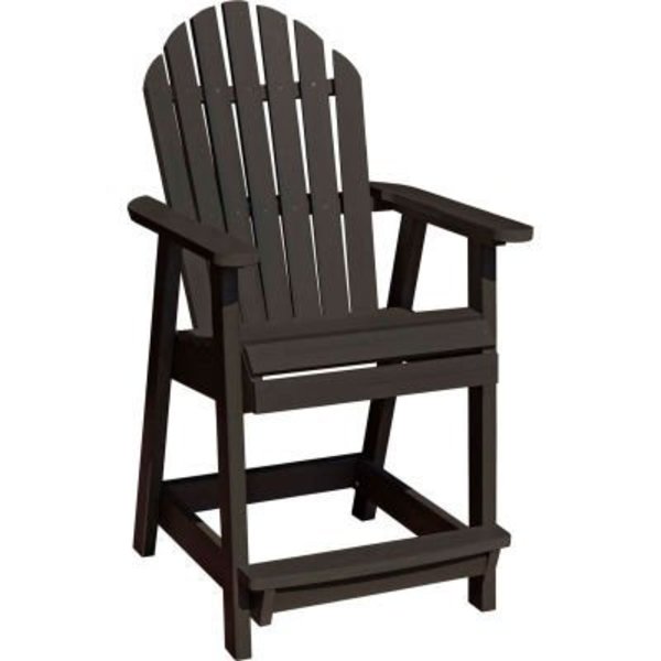 Highwood Usa highwood® Hamilton Counter Deck Chair, Black AD-CHCA2-BKE